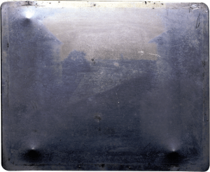 World's first photograph - Original Plate